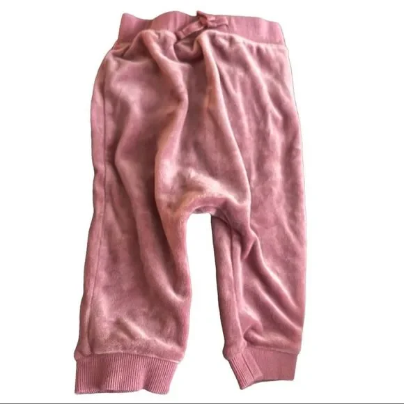 💥2/$15💥 Gymboree Baby - Pink Velvet Hammer Jogger - Picture 2 of 7